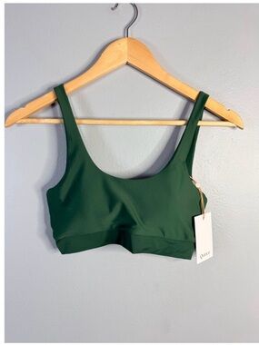 Women’s Scoop Neck Bikini Top in Forest Green